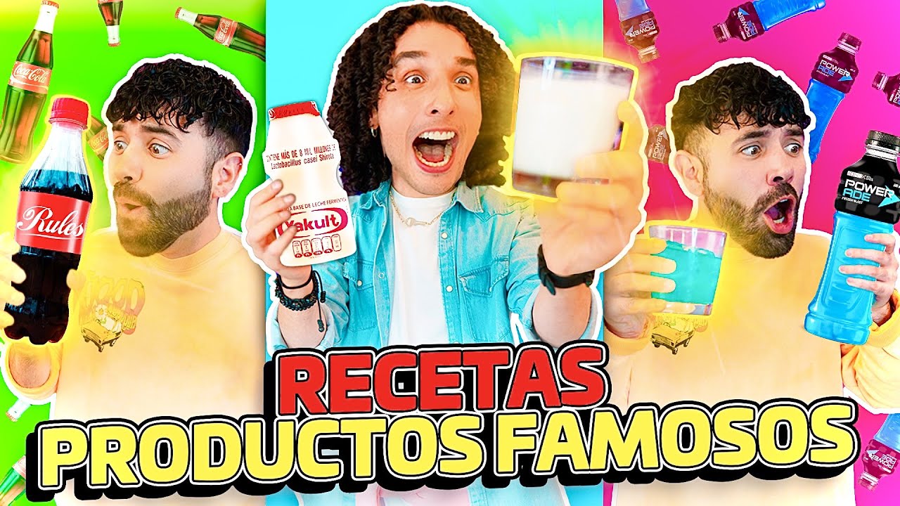 PROBANDO RECETAS DE PRODUCTOS FAMOSOS | Encontramos la Receta de Coca Cola 😱 | LOS RULÉS