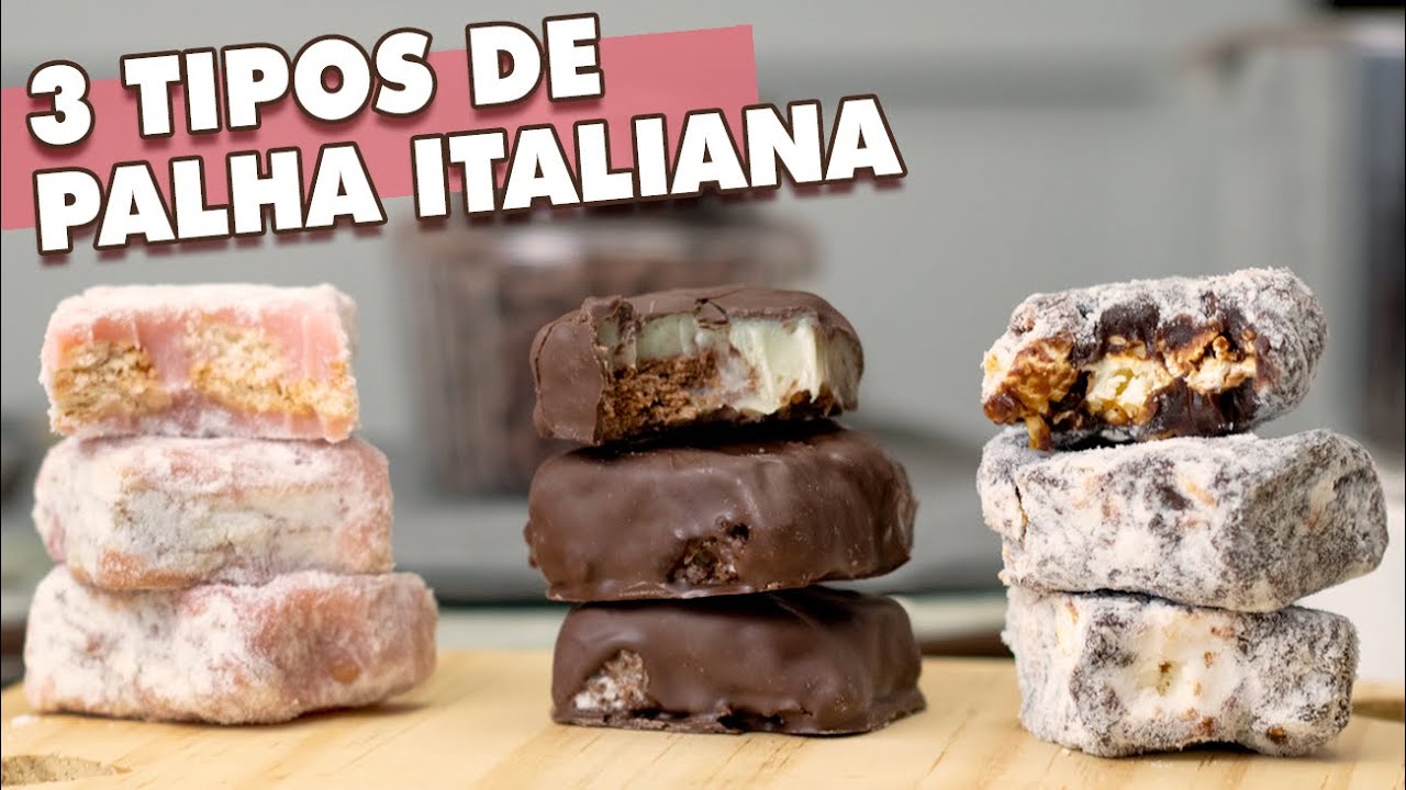 3 Tipos de PALHA ITALIANA para vender! | Tábata Romero