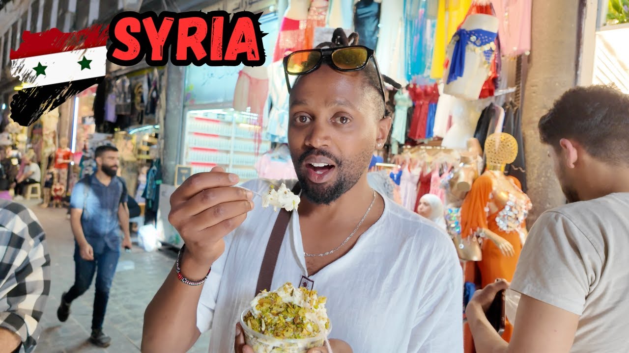 First time trying traditional Syrian Ice cream from Bakdash