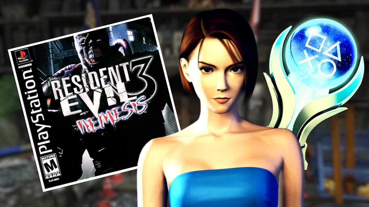 PLATINEI O RESIDENT EVIL 3 CLÁSSICO DO PS1! (perdi o medo do nemesis)