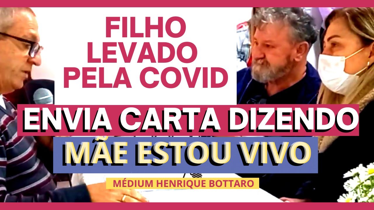 FILHO LEVADO PELA COVID ENVIA CARTA DIZENDO MÃE ESTOU VIVO