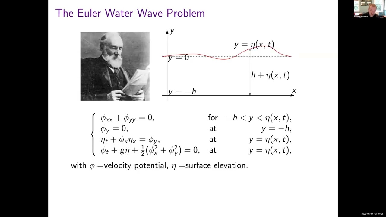 NWCS webinar. Bernard Deconinck: The instabilities of Stokes Waves