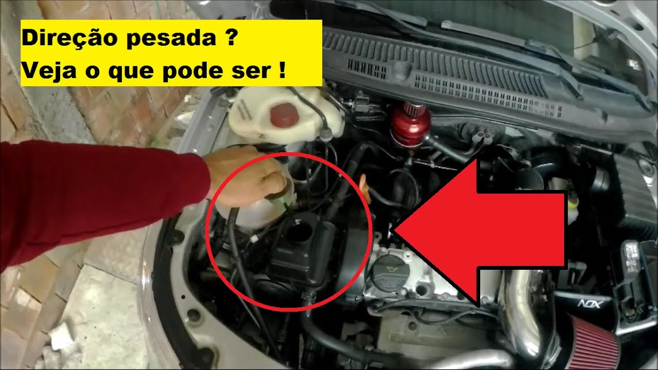 O que pode ser quando o volante fica duro?