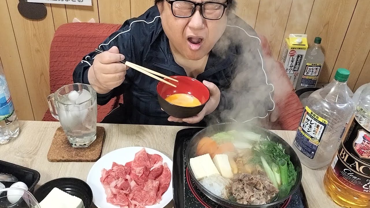 【50歳、独身、工場派遣男が2年ぶりにすき焼き食べたら幸せ過ぎた】