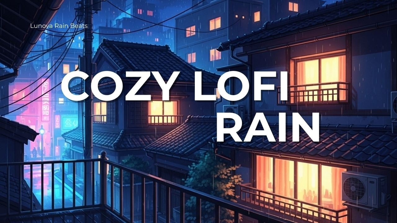 Cozy Rainy Night Lofi ☕ Calm Beats for Focus & Relaxation