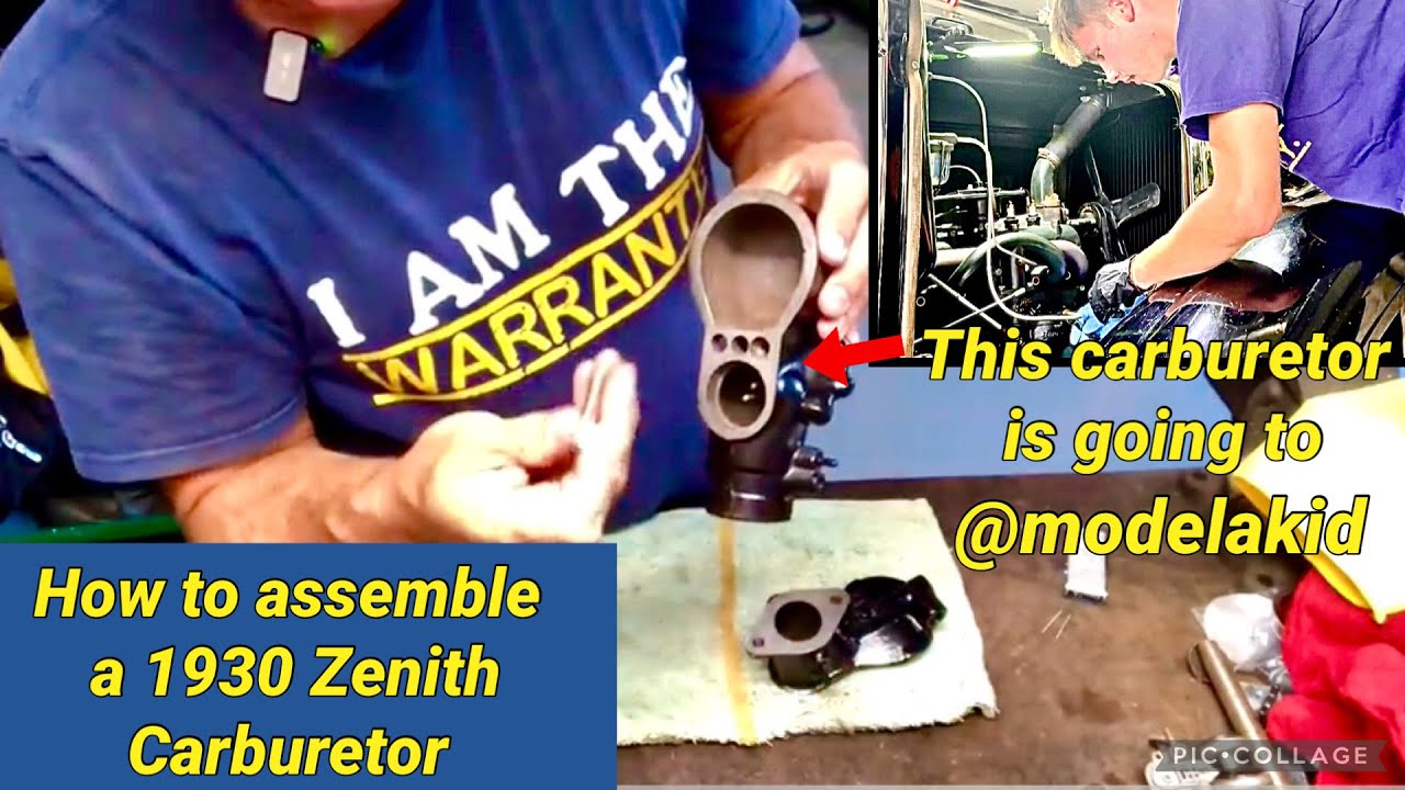 How to assemble a Ford Model A Zenith carburetor!  Collab with @ModelAkid
