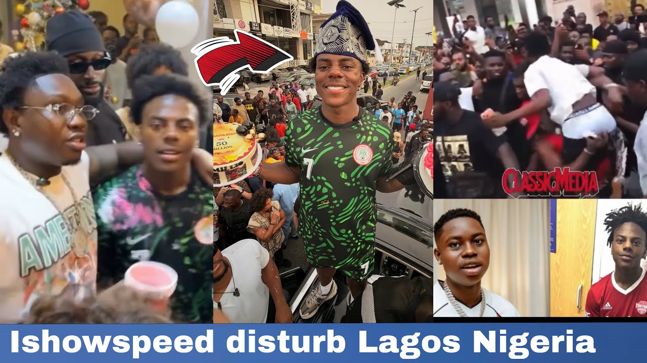 ZLATAN SURPRISE ISHOWSPEED LIVE IN LAGOS AS SPEED DISGRACE PELLER & DAVIDO FATHER TALK ABOUT ANU 