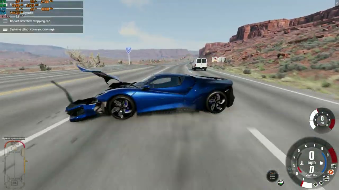 BeamNG drive benchmark Rx 7600 XT 16gb