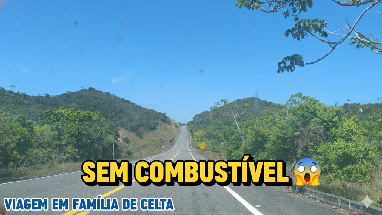Quase Ficamos Sem Combustível Na Estrada... Viagem em Família de Celta 🚗