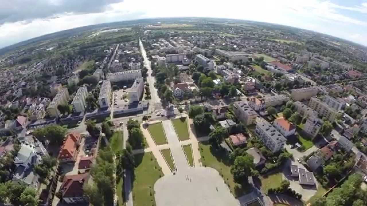 Lubartów z góry - pierwsze testy, lato 2014