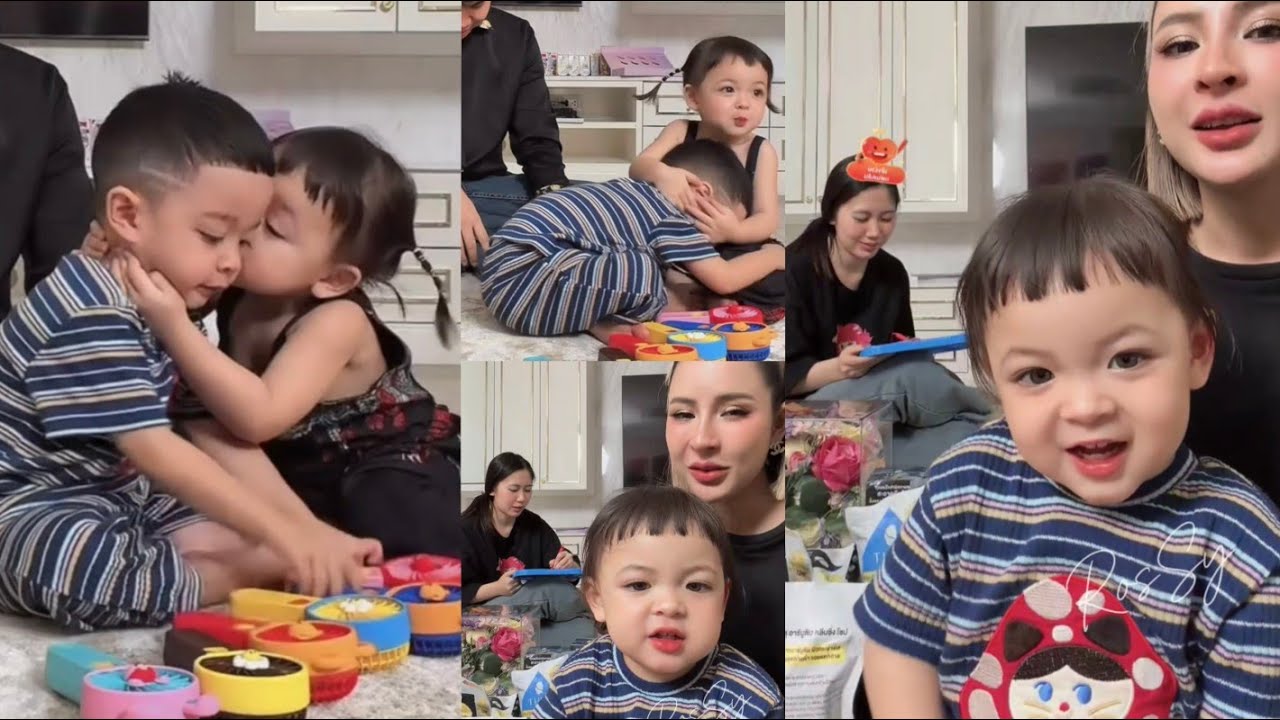 เมื่อยามที่แฝดเขารักกัน กอดกันกลมเลยน๊า🤭#ต้าวแฝดโซลโมเน่ 