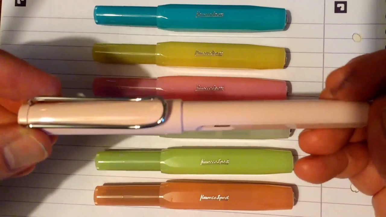 Lamy Safari 2019 Special Edition Pastel Fountain Pens Vs Kaweco Frosted Sport Special Editions