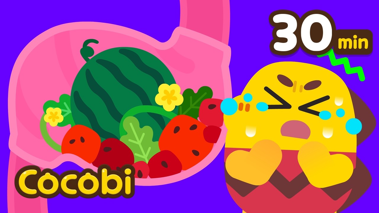 Tem uma melancia crescendo na minha barriga!😱🍉 | Canções para Crianças | Cocobi