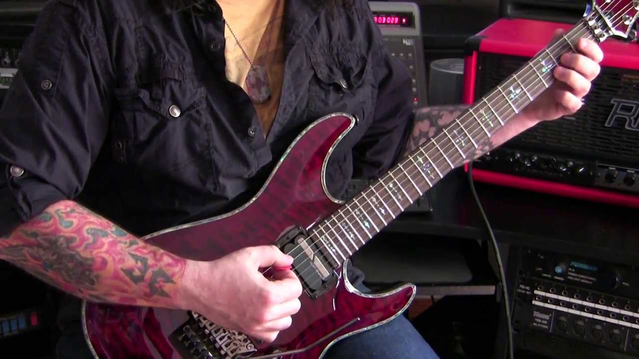 Schecter Hellraiser C-1 FR Sustainiac Playthrough - Demo