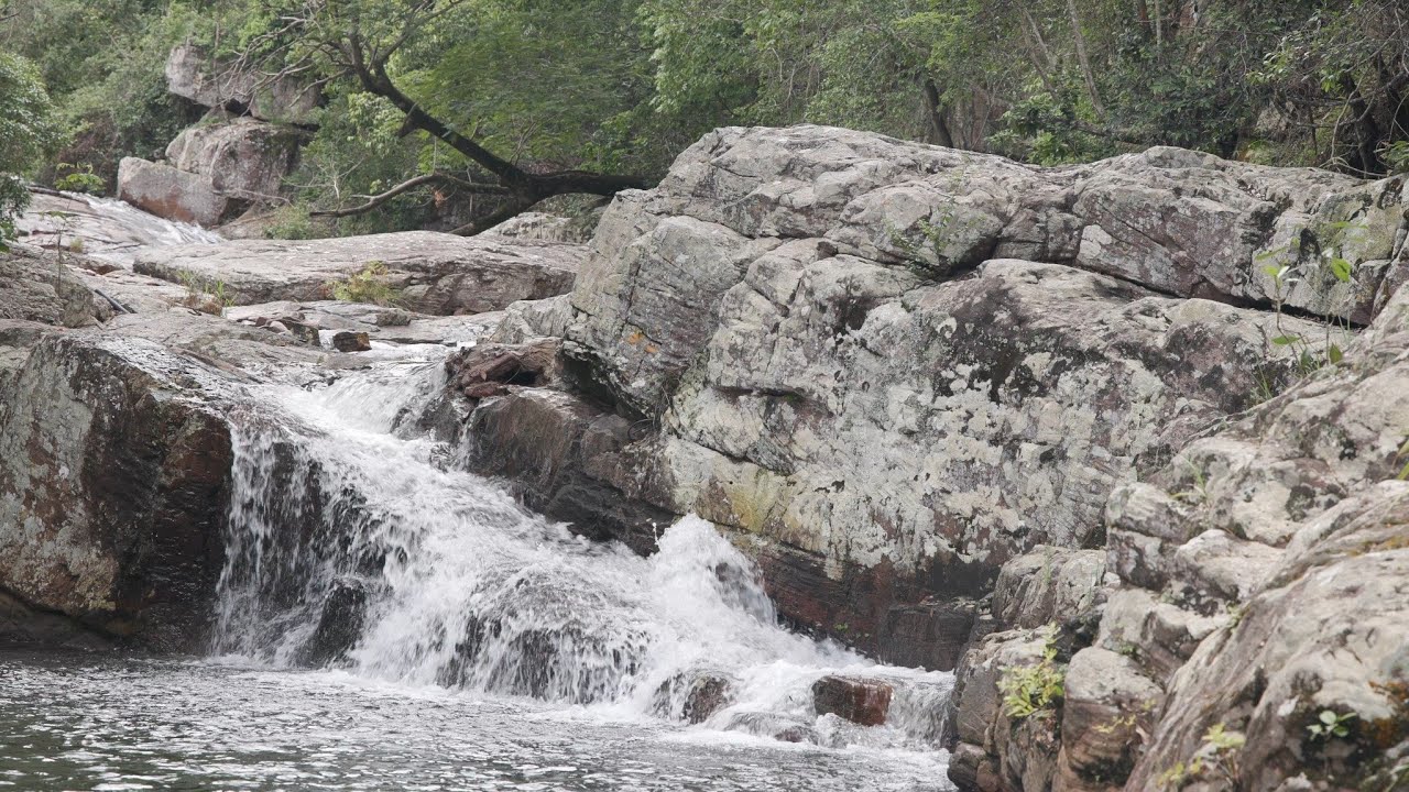 Gentle Water Flow Over Rocks | Calming Nature Sounds remedy for insomnia Meditation and Study