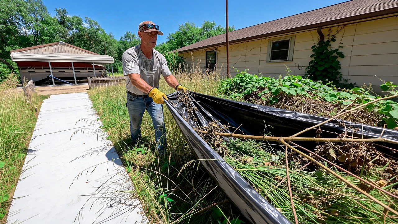 Renters Decided To NEVER Mow Their Backyard and It Got CRAZY OVERGROWN