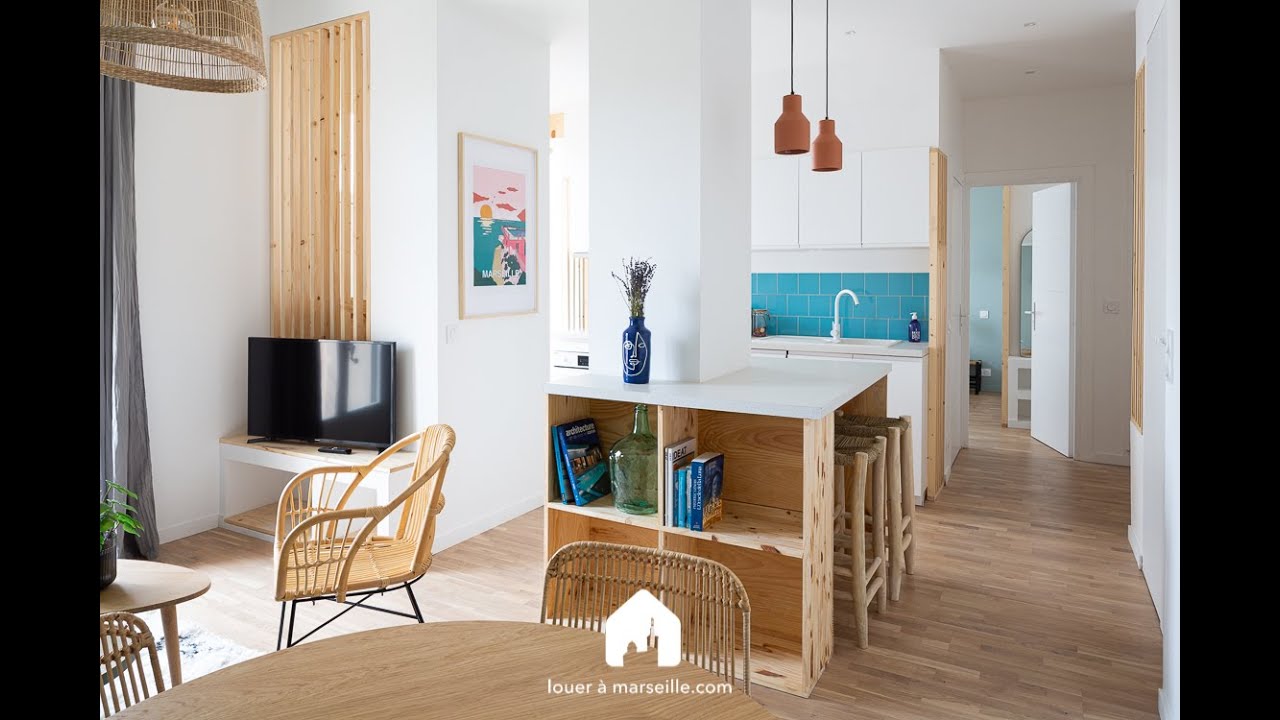 T2 meubl&eacute; avec balcon et pkg en location temporaire &agrave; Marseille Av. du Prado / Stade V&eacute;lodrome 13008