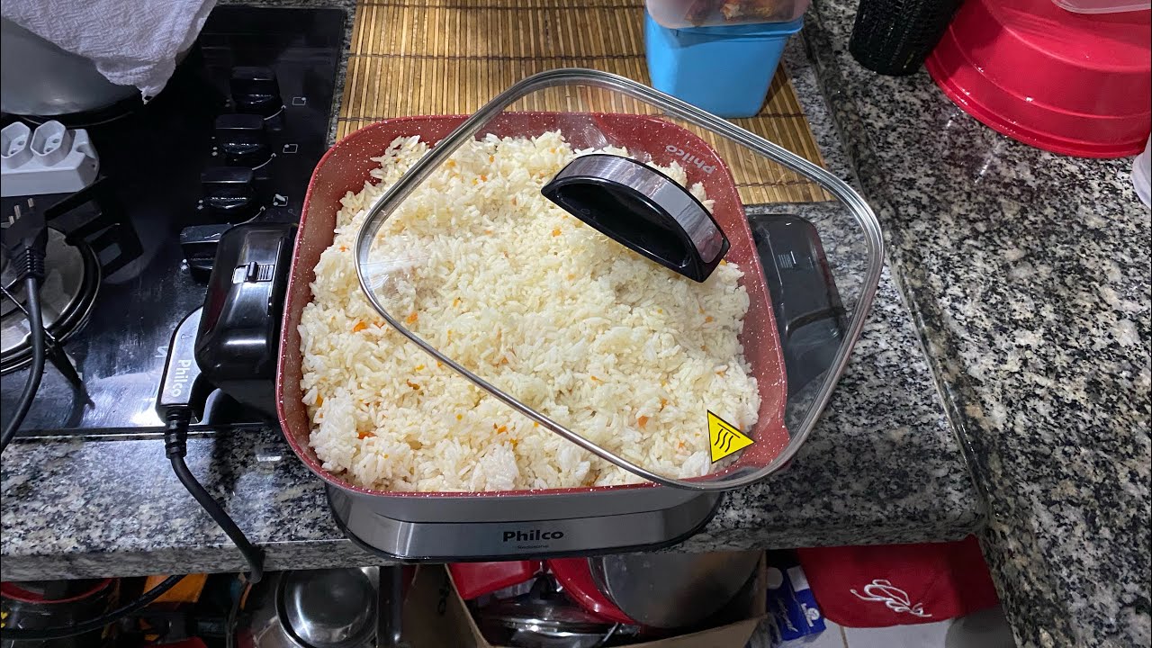 ARROZ NA PANELA ELÉTRICA REDSTONE  PHILCO