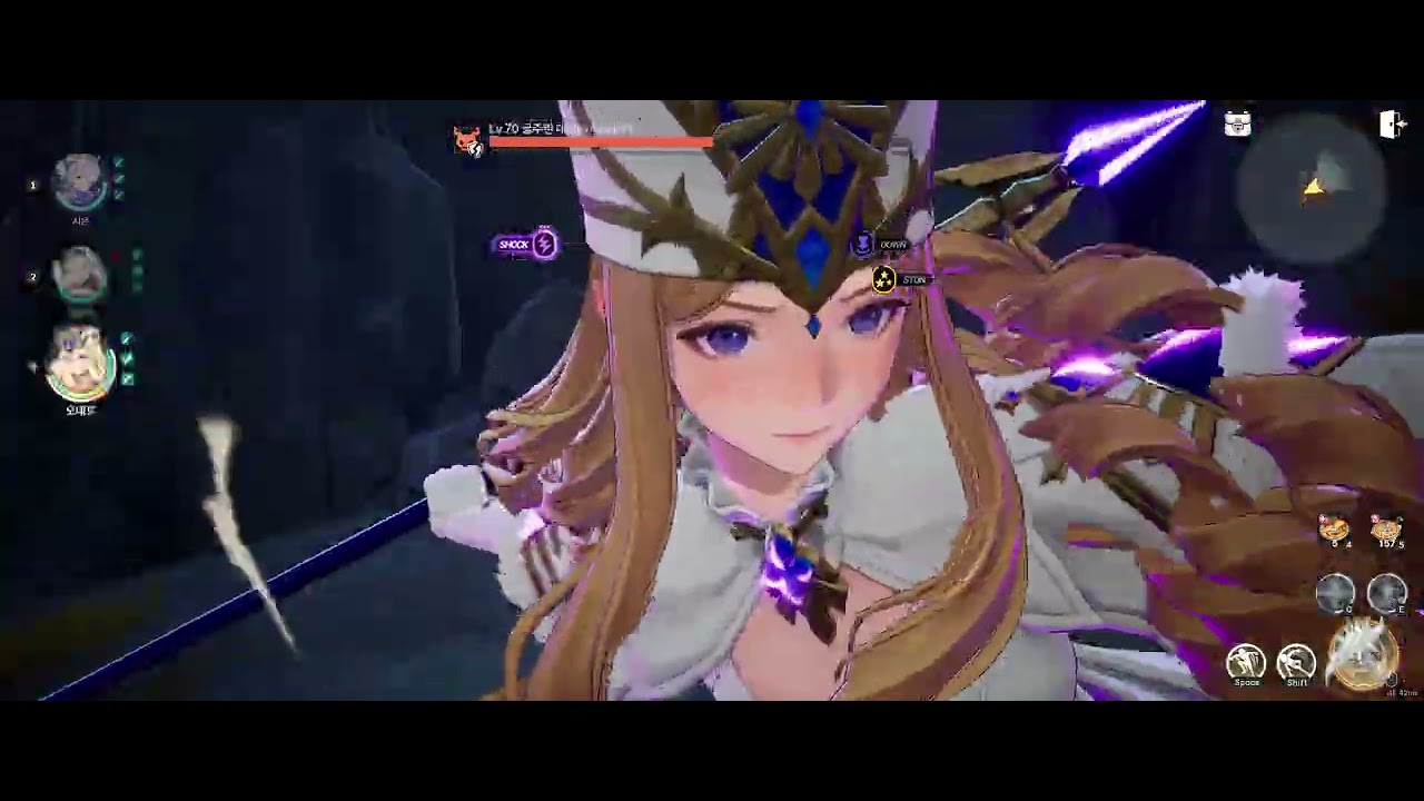 [드래곤소드] 시온 타르테 오네트 감전덱 어스랜더 매우어려움 1:24