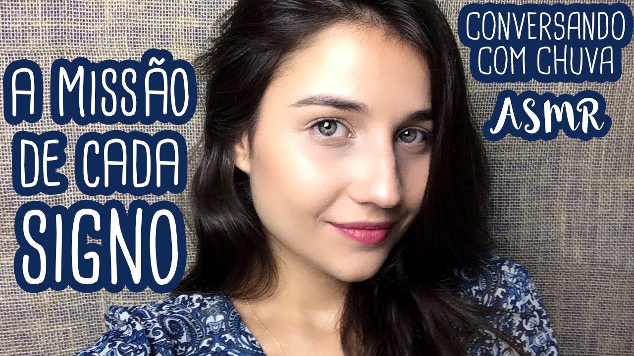 SIGNOS | ASMR CONVERSANDO COM VOCÊ SOBRE ASTROLOGIA | PORTUGUÊS BRASILEIRO SONS DE CHUVA PARA DORMIR
