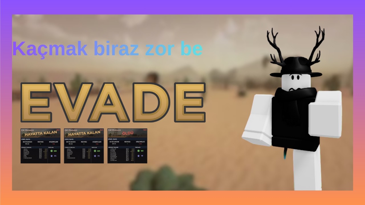 Nex Botlar Harbiden Kovalamacada Kötüler (Evade Roblox )