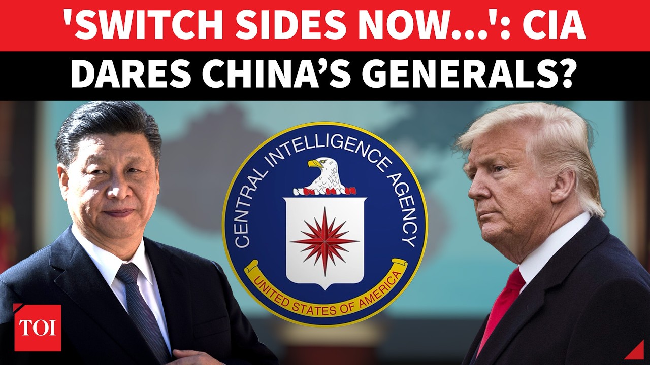 US' 'BOLDEST' Move Against China; CIA Releases Dramatic Recruitment Bid Video | 'JOIN US AND YOU...'