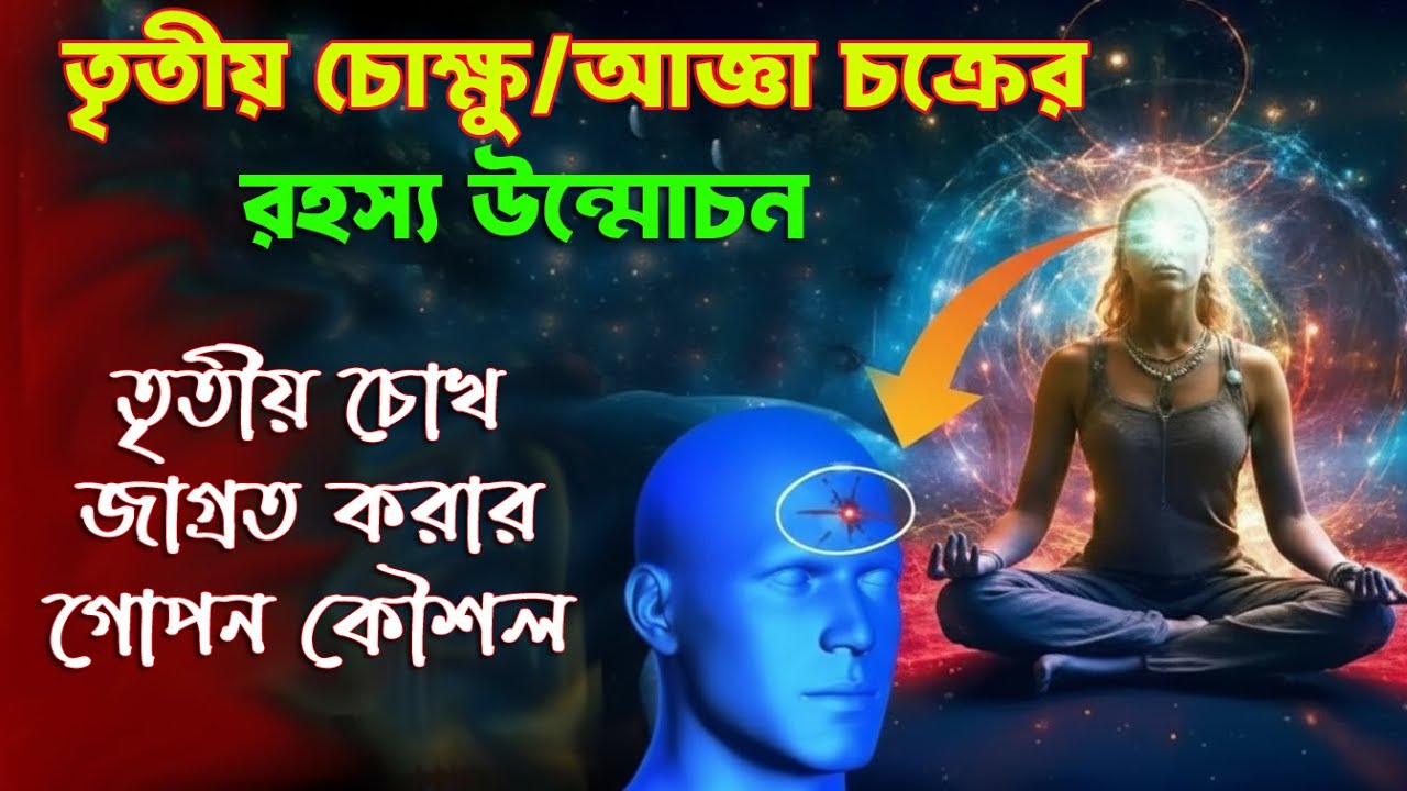 Third Eye Activation Guide। তৃতীয় চক্ষু খুললে বদলে যাবে আপনার ভাগ্য, মন ও বাস্তবতা! #thirdeye