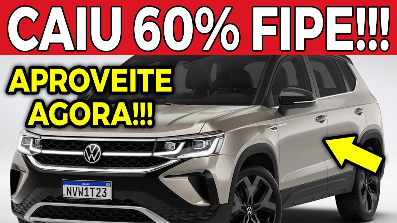 🔥💰 5 CARROS QUE DESPENCARAM DE PREÇO EM 2026 E VIRARAM OPORTUNIDADE DE OURO!