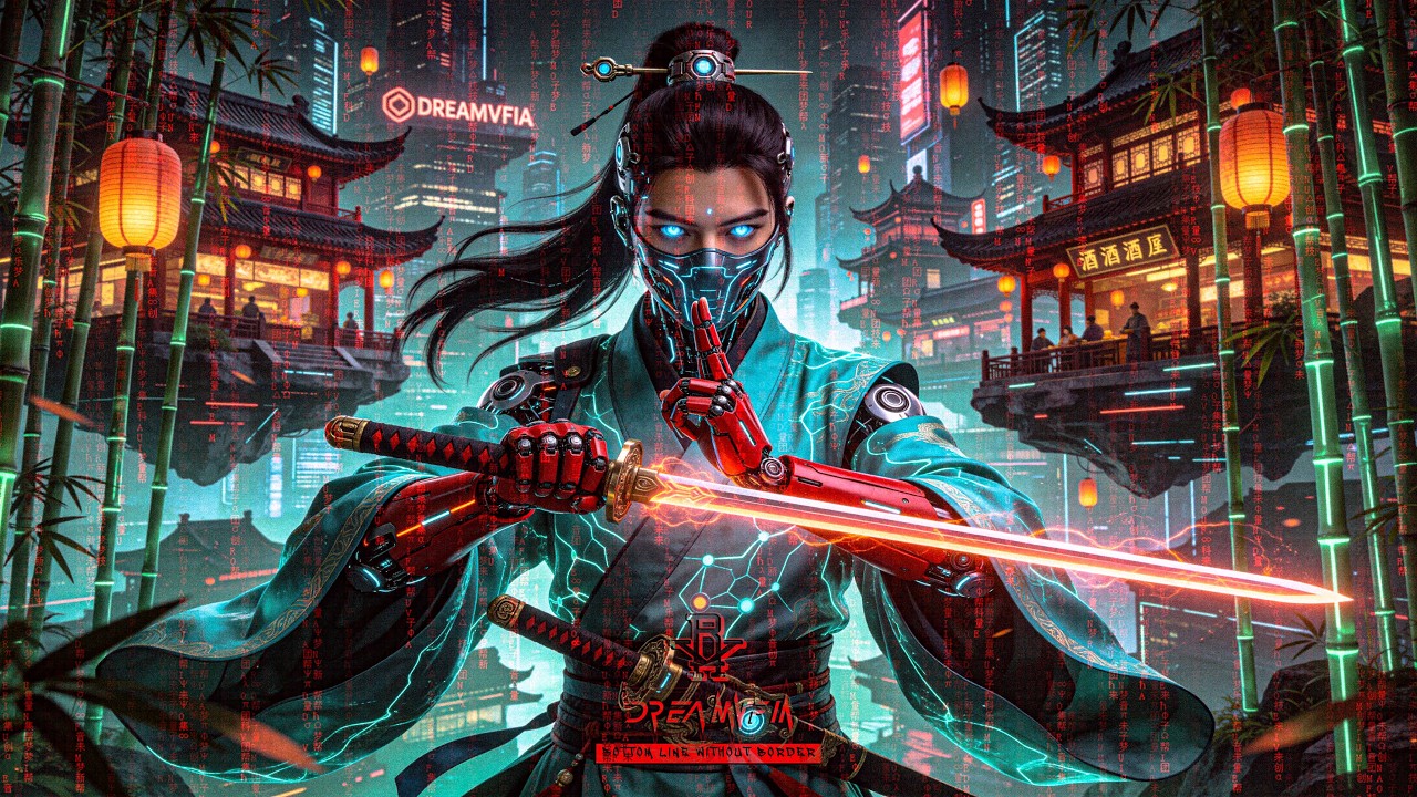 『锦阙夜行』东方赛博武侠史诗 | 三界械堂世界观首曝 | 梦帮原创中华赛博大片