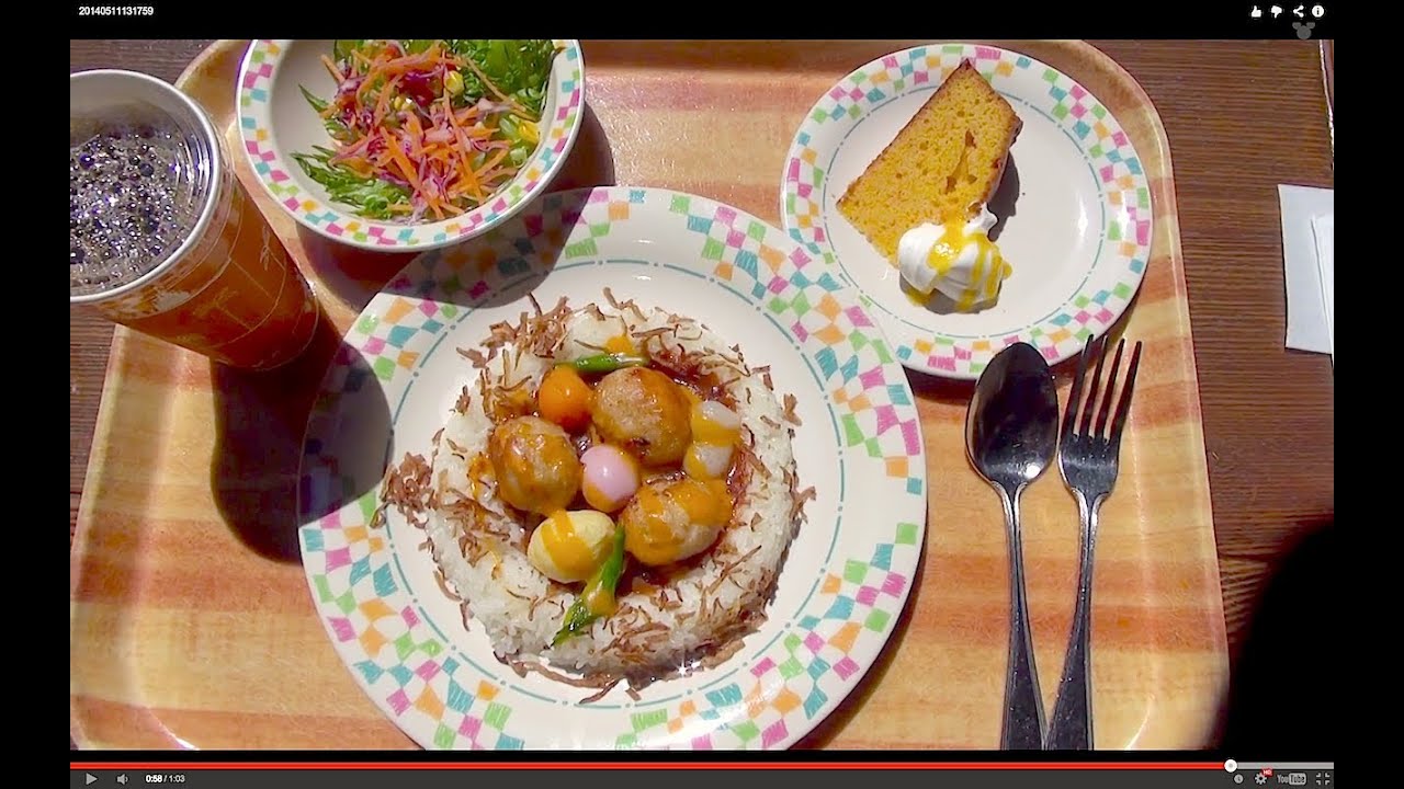 [1,520 yen] A Special Combo for Spring at Grandma Sara's Kitchen (Tokyo Disneyland)