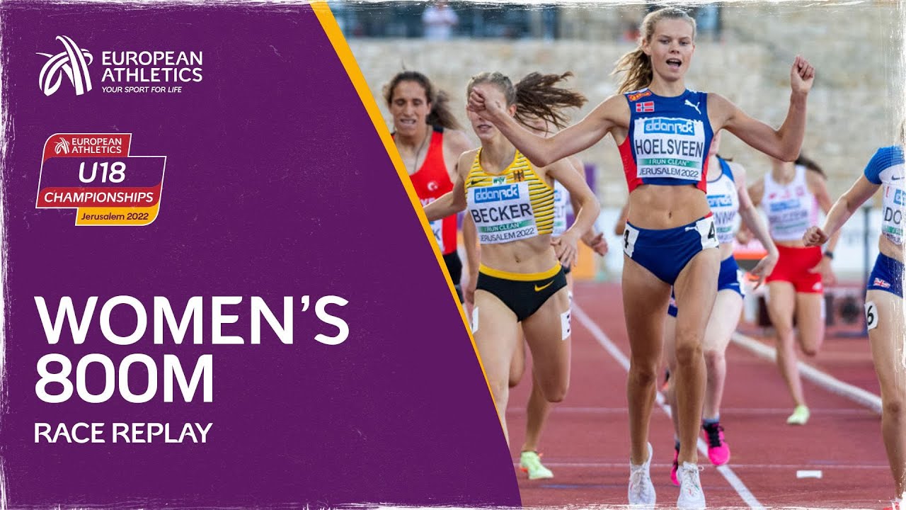 Women's 800m Final | Race Replay | European Athletics U18 Championships