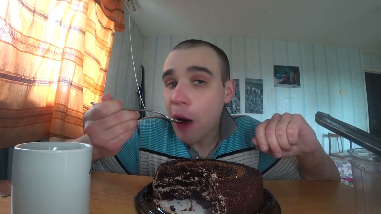 МУКБАНГ АСМР ТОРТ - 