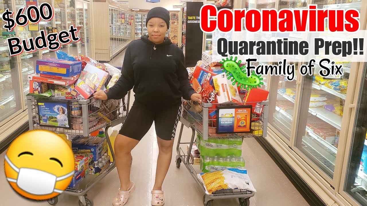 EMERGENCY Coronavirus Prep😳 + Grocery Hual!!