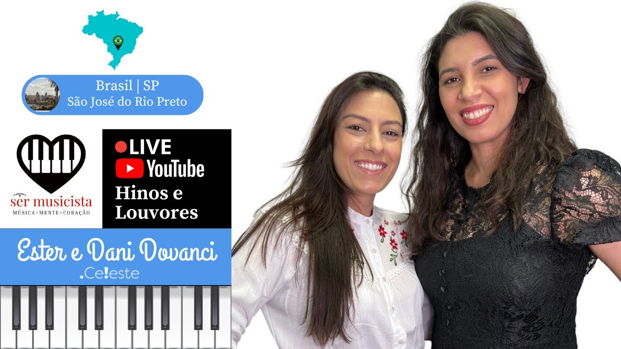 Live 25/06/22 (2) Hinos e Louvores | Ester e Dani (Pianos e Canto)