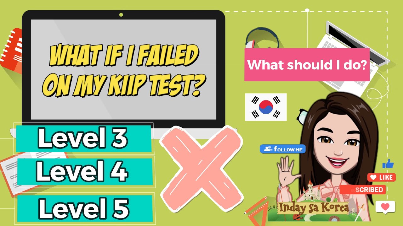 What if I failed on my KIIP test?~Inday sa Korea