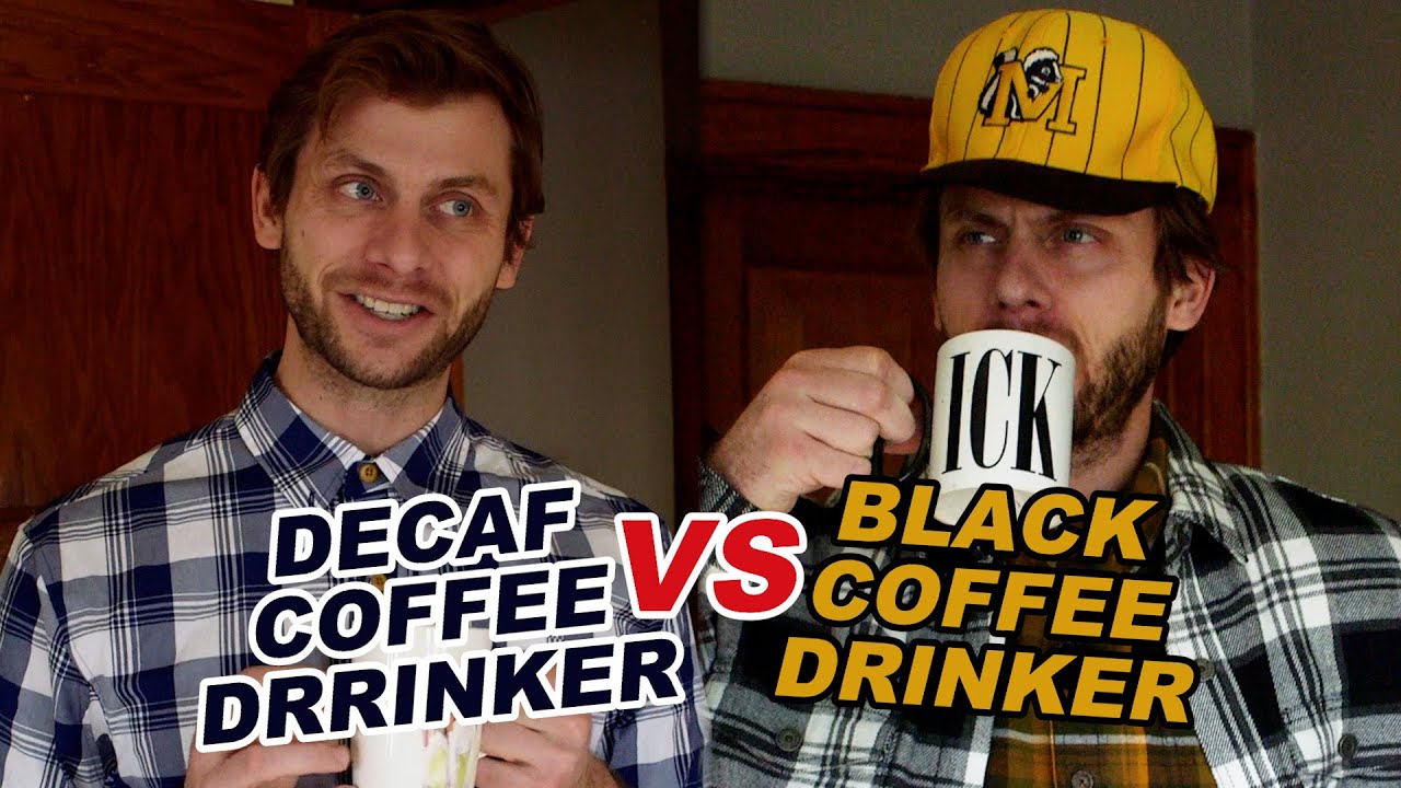 Black Coffee Drinker vs Decaf Coffee Drinker