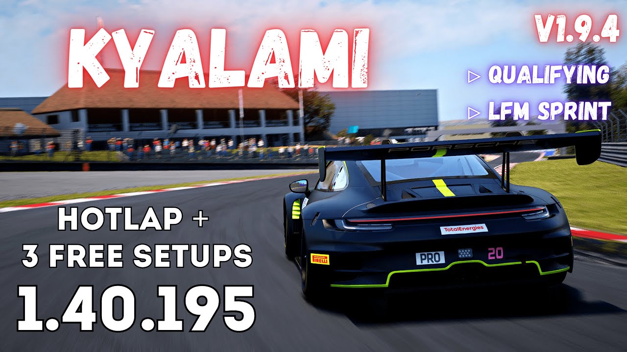 PORSCHE 992 GT3 R | KYALAMI 1.40.1 | HOTLAP + FREE SETUP | ACC v1.9
