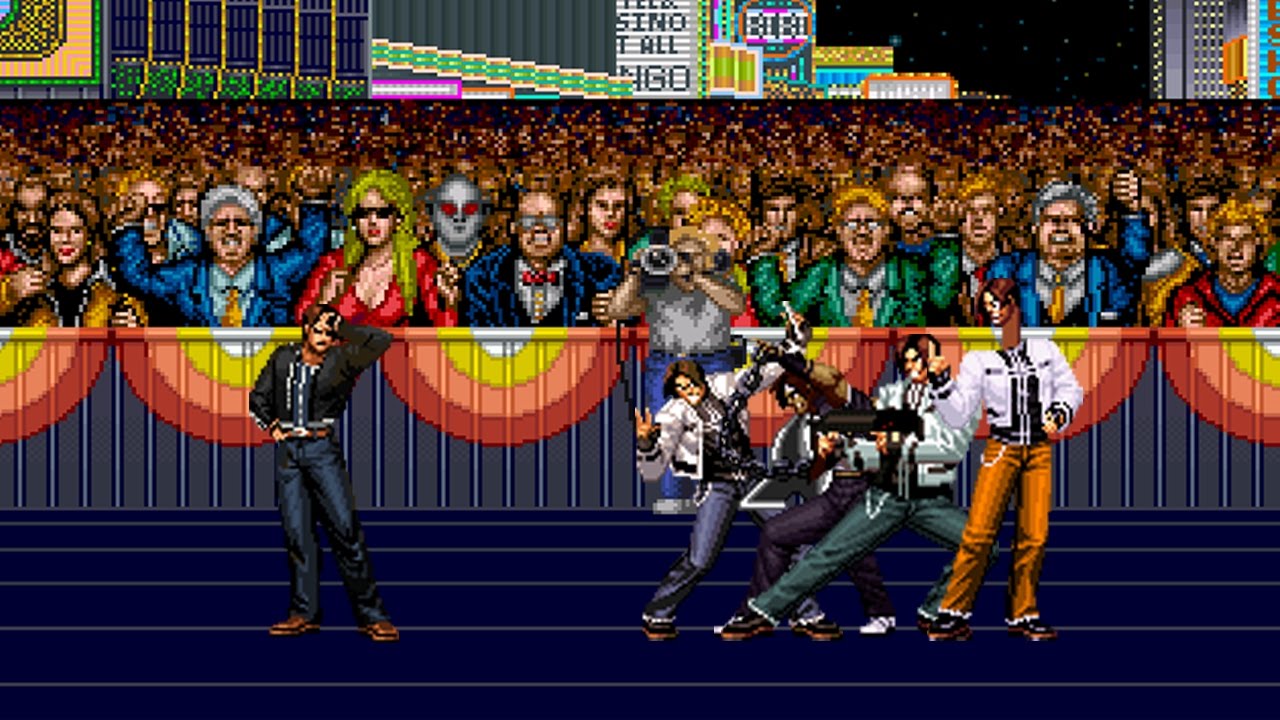 Mugen - 4 Versus 1 - Kyo Kusanagi vs. WTH Comedy Kyo team - 草薙京vs. 搞笑京隊