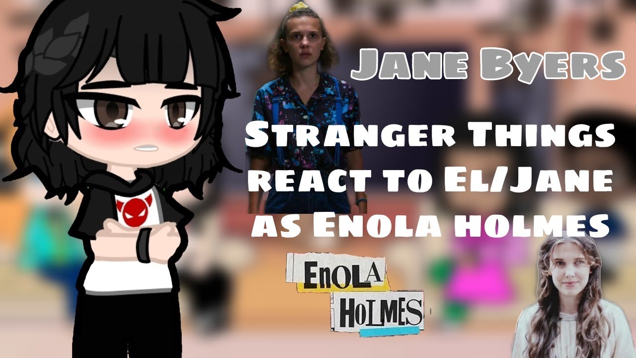 Stranger Things react to El/Jane as Enola Holmes || Enola Holmes || Stranger Things || Short ||