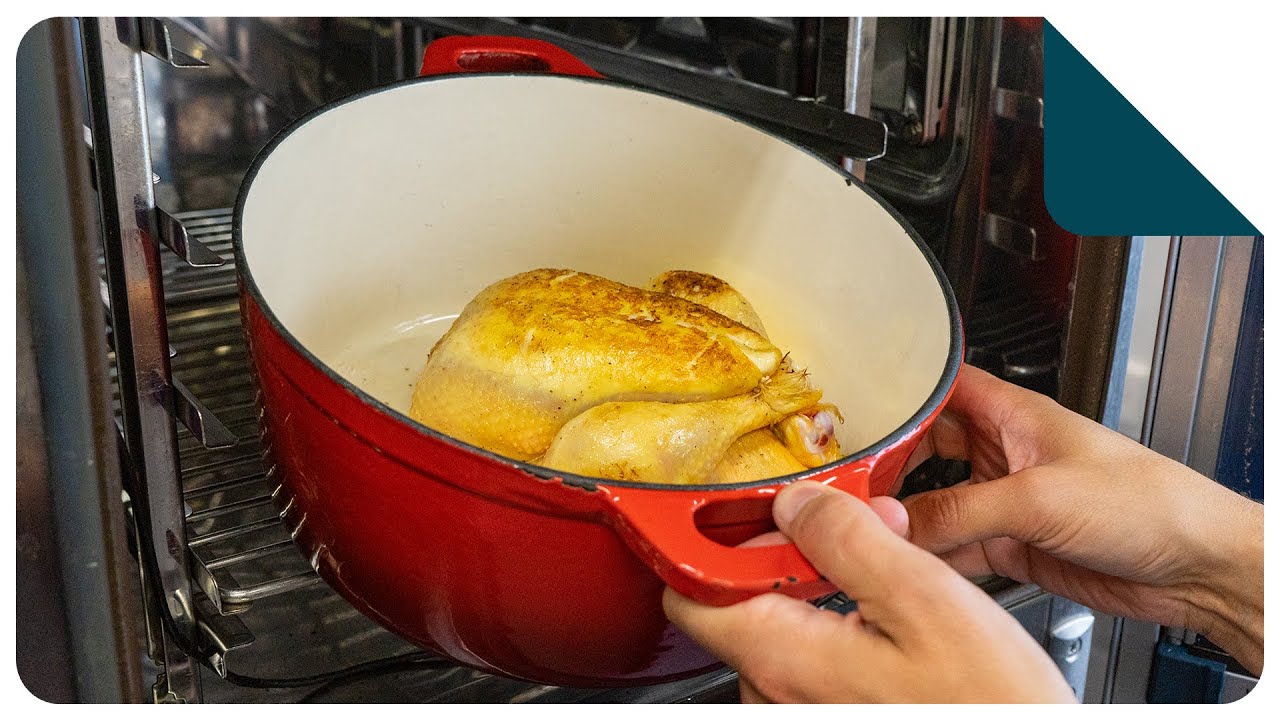Braden van een kip in de oven | Keukentechniek