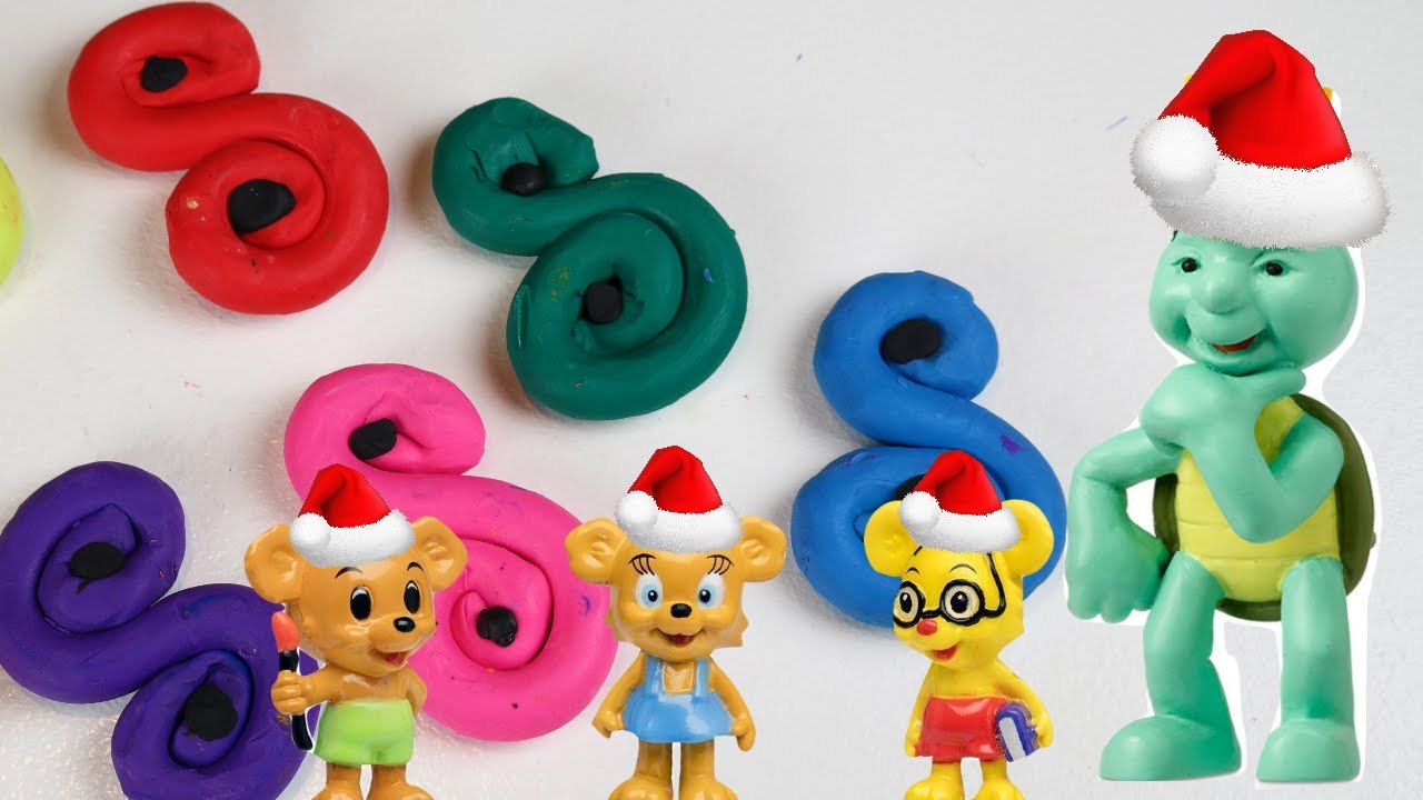 Bamses vän Skalmans Knasiga Lussebullar | Julkalendern Avsnitt 9 2017 |Lek och lär