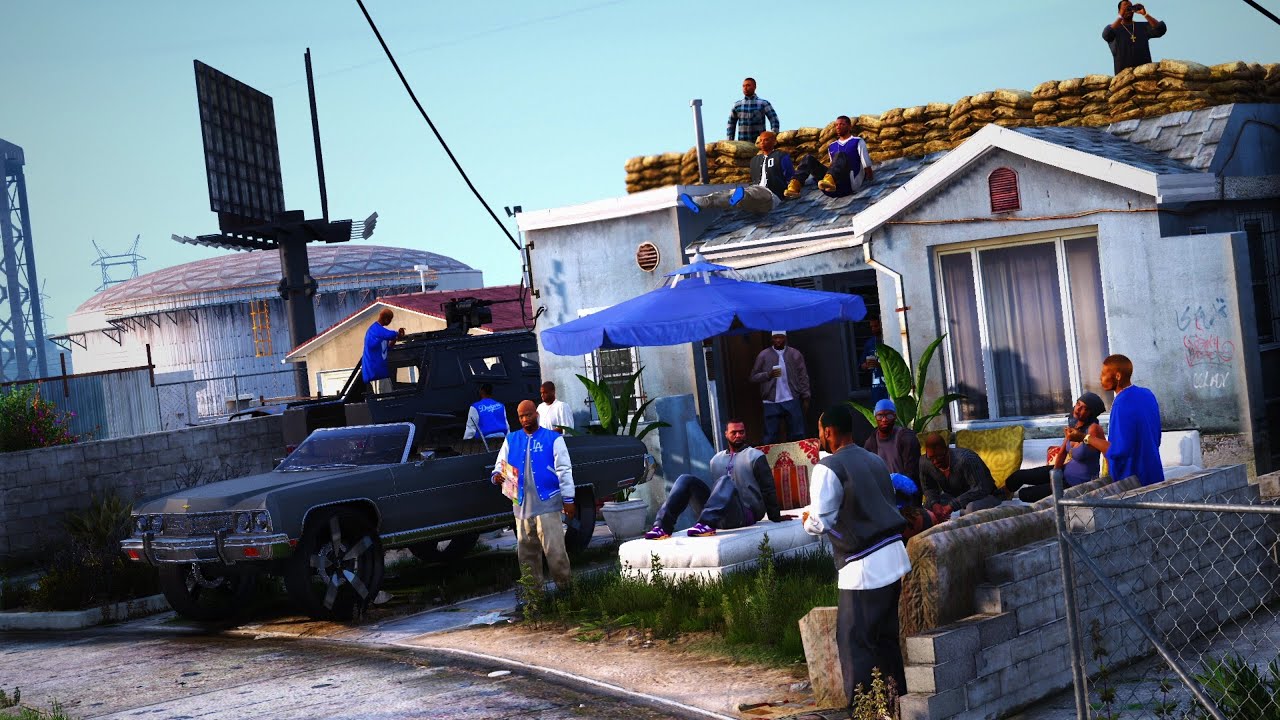ROBBING THE CRIPS & LOST MC'S! GTA 5 REAL STREET HUSTLER DAY 21