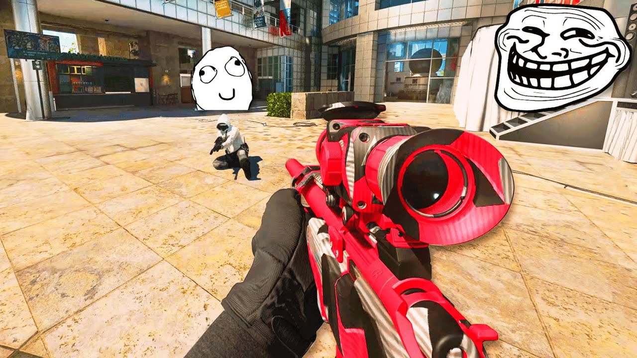 Acting like a BOT then Popping Off with a SNIPER (HILARIOUS REACTIONS)