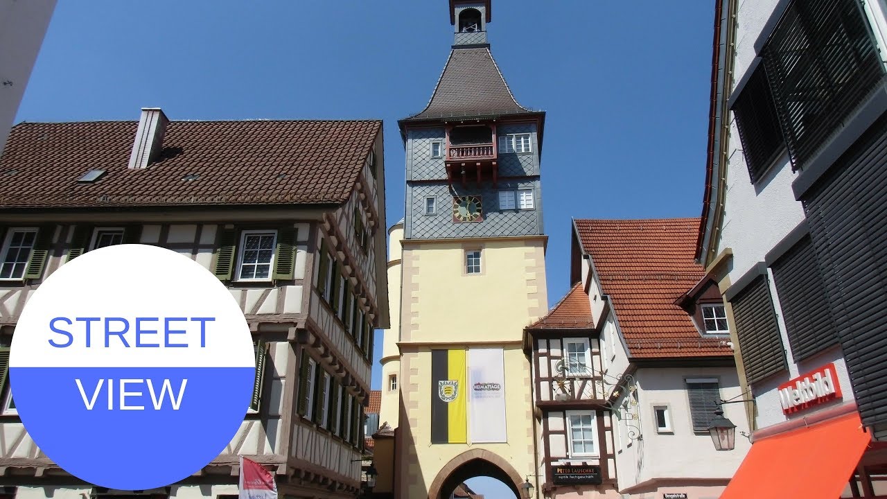 STREET VIEW in Winnenden in GERMANY