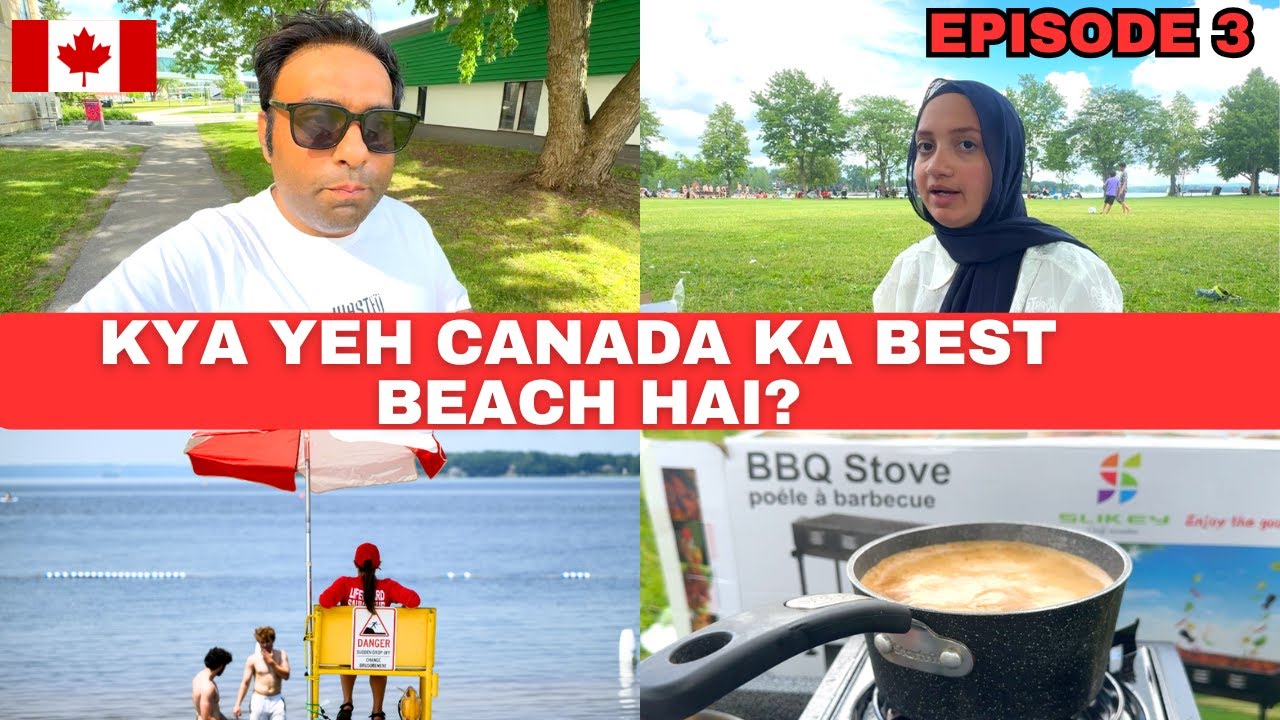 VISITING THE MOST FAMOUS BEACH OF OTTAWA 🇨🇦 Canada Beach Summer | Toronto to Montreal Road Trip EP 3
