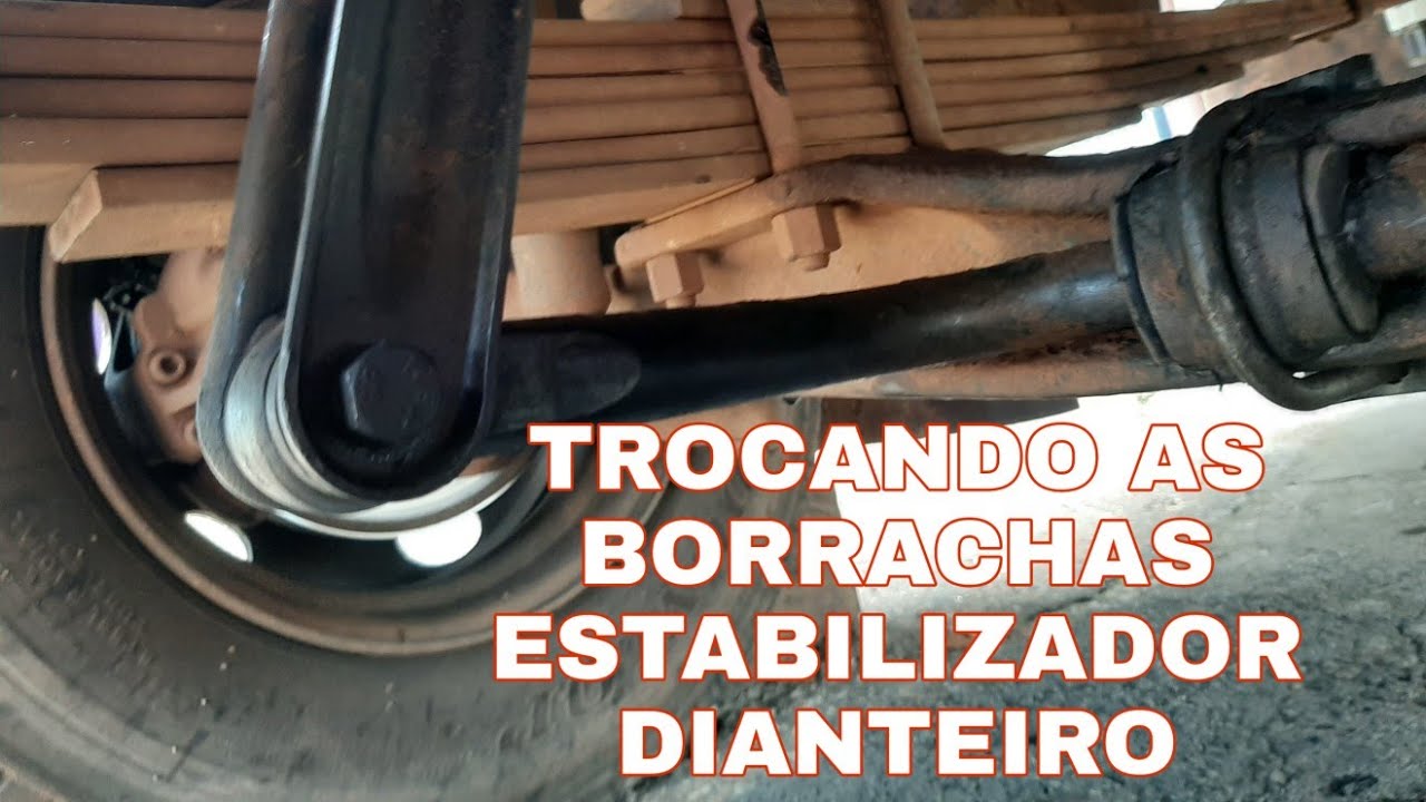 MB 710 EMERSON trocando as buchas estabilizador dianteiro