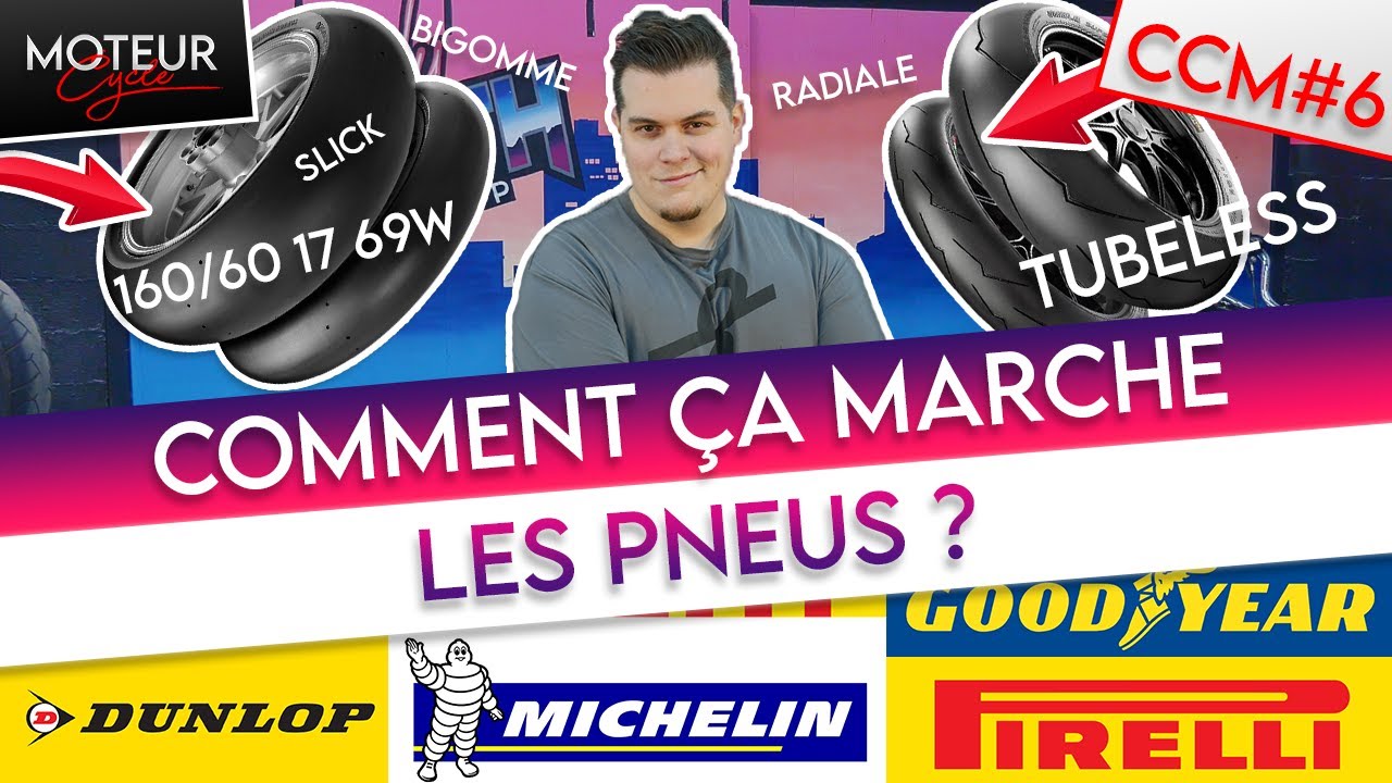 Brûle la gomme, pas ton âme ! 😁 Les pneus, comment ça marche ? CCM#6 - Moteur Cycle
