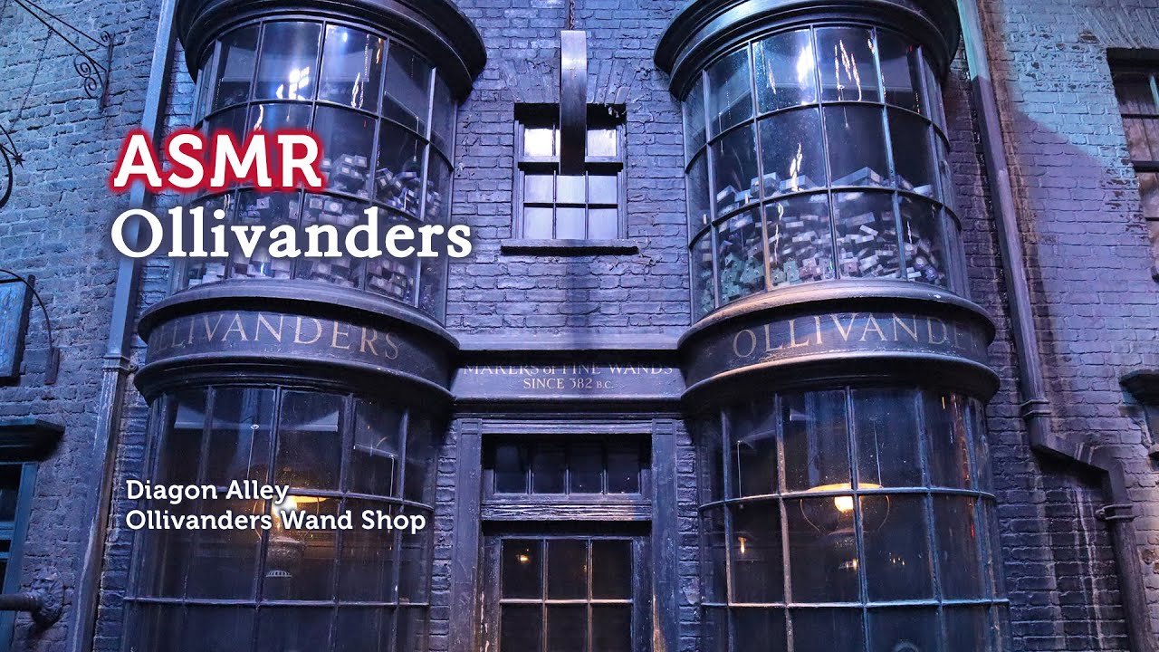 ASMR Harry Potter 올리밴더스 지팡이 가게 같이 갈래? Ollivanders Wand Shop & Diagon Alley Ambience 다이애건 앨리