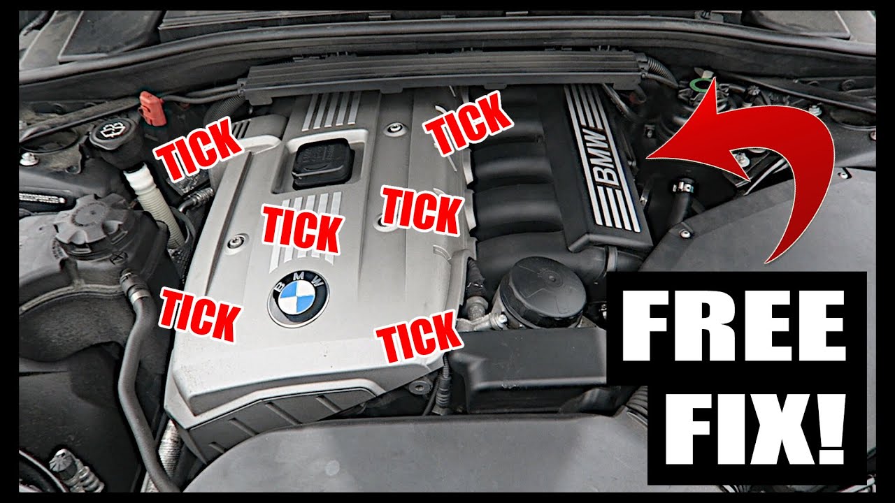 ENGINE TICKING TAPPING NOISE | HOW TO FIX ENGINE TICKING NOISE FOR FREE
