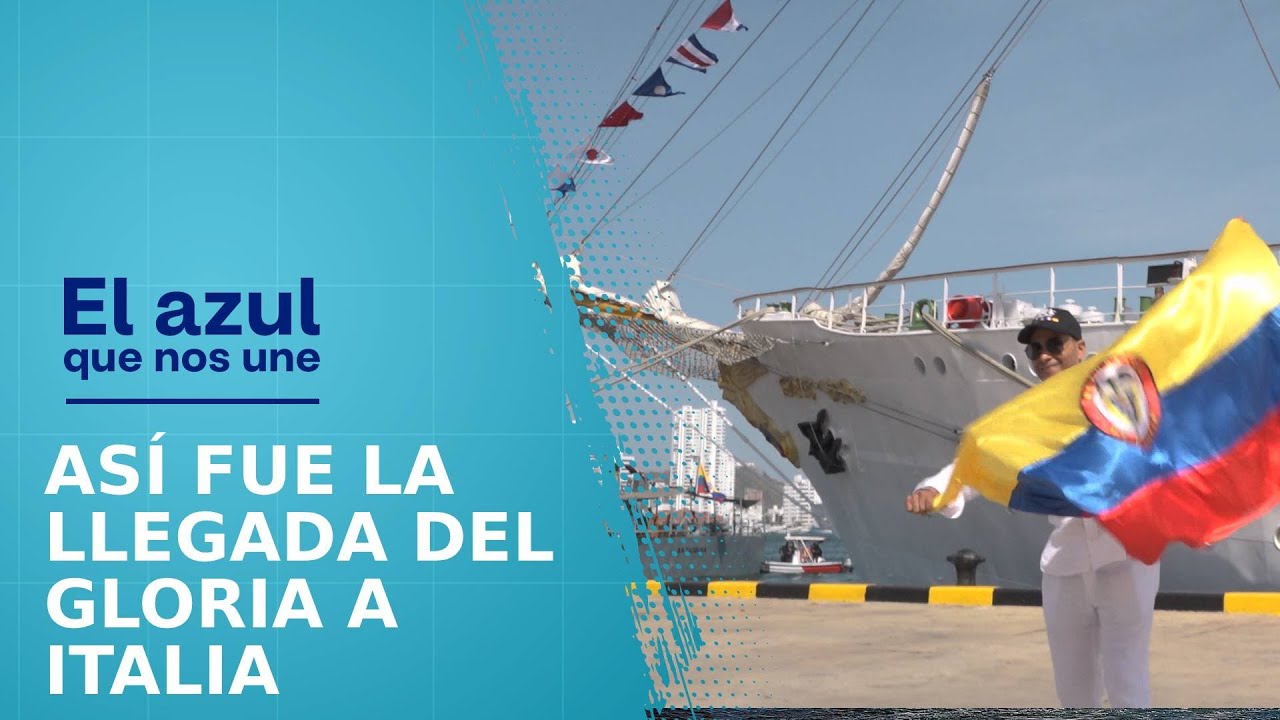 El Buque Gloria llegó a Italia: así fue su llegada al puerto